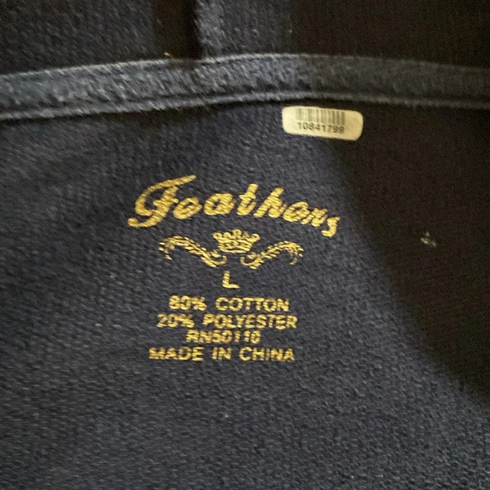 Feather Royal Society, short sleeve dark blue zip jacket - Picture 5 of 6